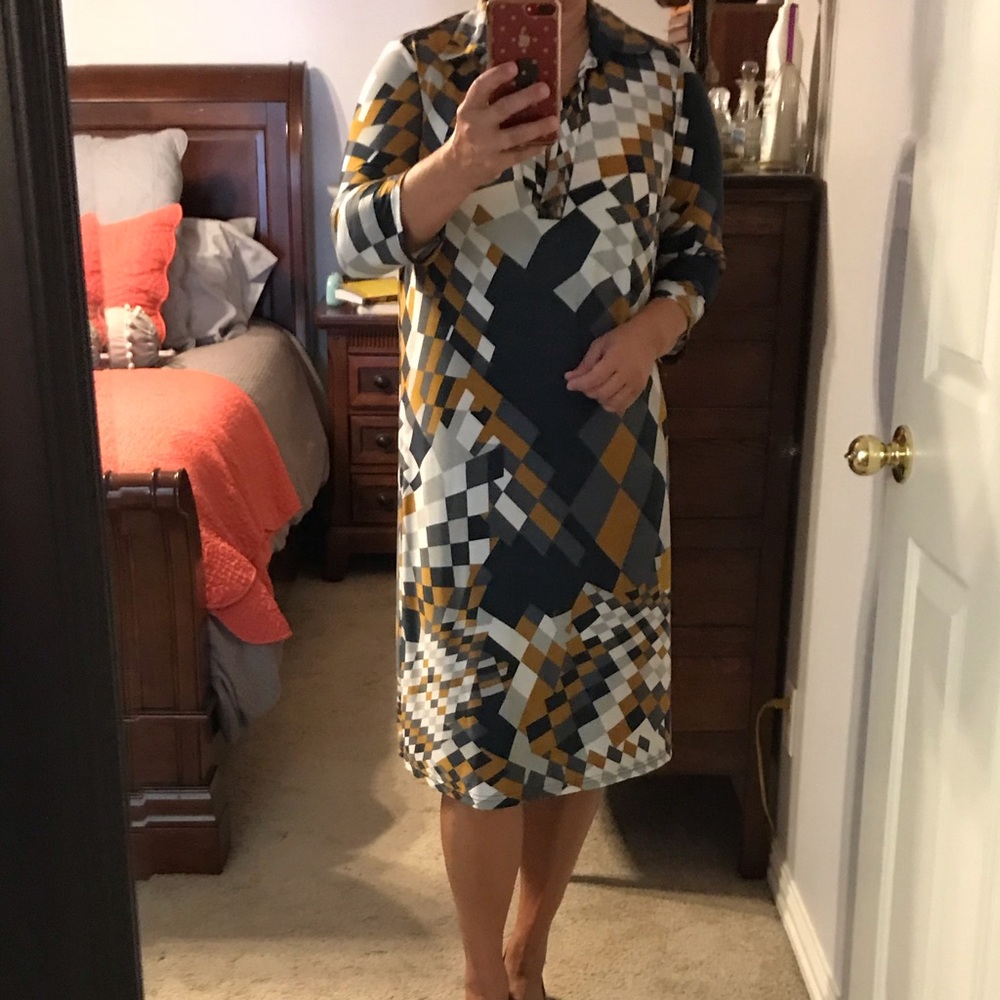 Midi shift dress size 1X